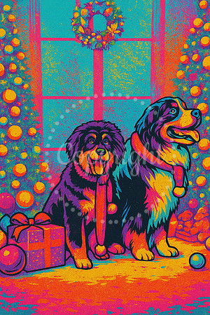 Bernease Holiday Pop Art