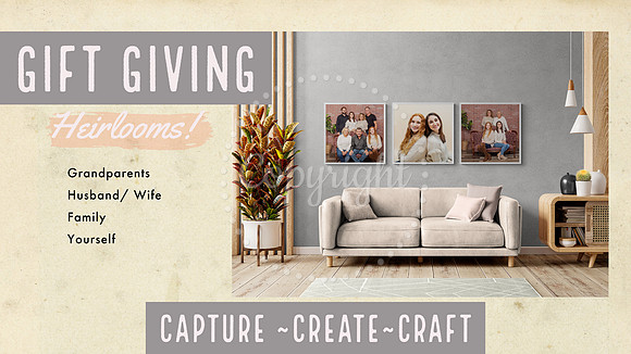 Gift Giving Photography Custom PowerPoint Presentations