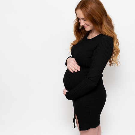 Baby Bump Photo in Chesapeake Virginia Studio
