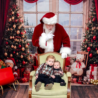Secret Santa Moment with Children