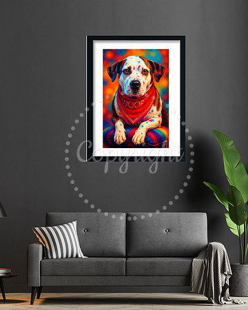 Guava Colorful Art Piece Wall Art