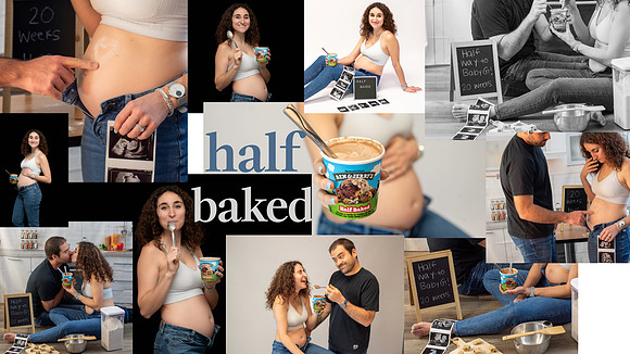 Half Baked Maternity Session 20 week Photography Session Chesapeake Virginia
