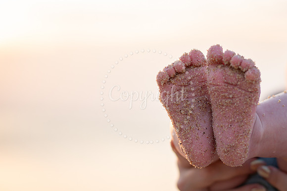 Sandy Toes Baby Feet