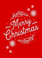 Merry Christmas Red