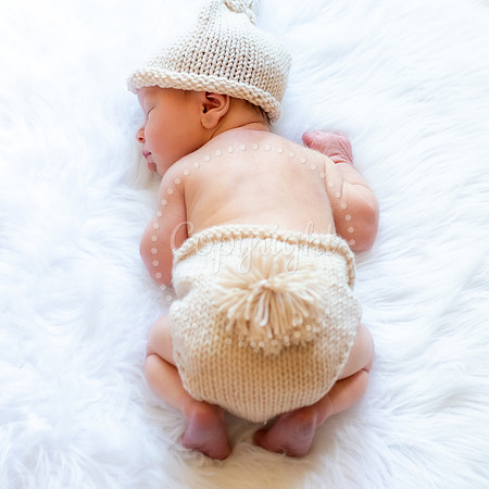 Newborn Baby Boy Bunny