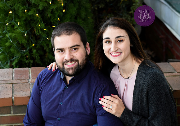 Holiday Engagement Session Greenbrier Farms