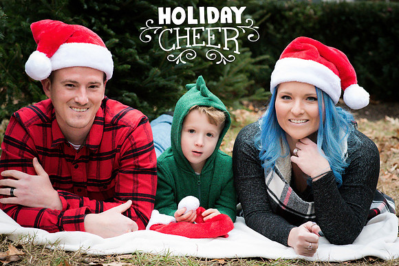 Holiday Cheer Card Family Photos in Chesapeake Virginia