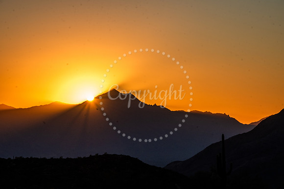 The First Light Breaks – Arizona Sunset from Dobbins Lookout