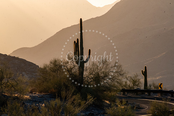 Sunset at Dobbins Lookout Phoenix Arizona