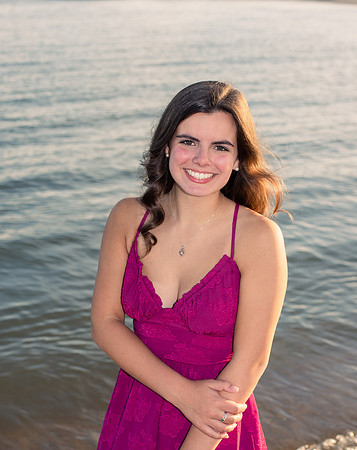 Senior Portrait by the Water | Fort Monroe Beach Session in Hampton, Virginia